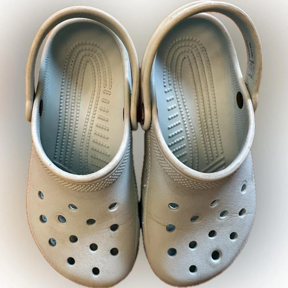 Light Blue classic crocs